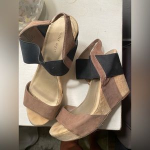 Nine West color block heels